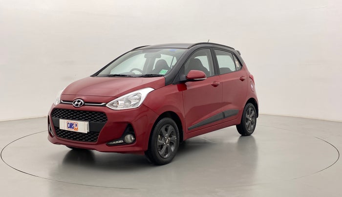 2019 Hyundai Grand i10 SPORTZ DUAL TONE 1.2 VTVT, Petrol, Manual, 12,654 km, Left Front Diagonal