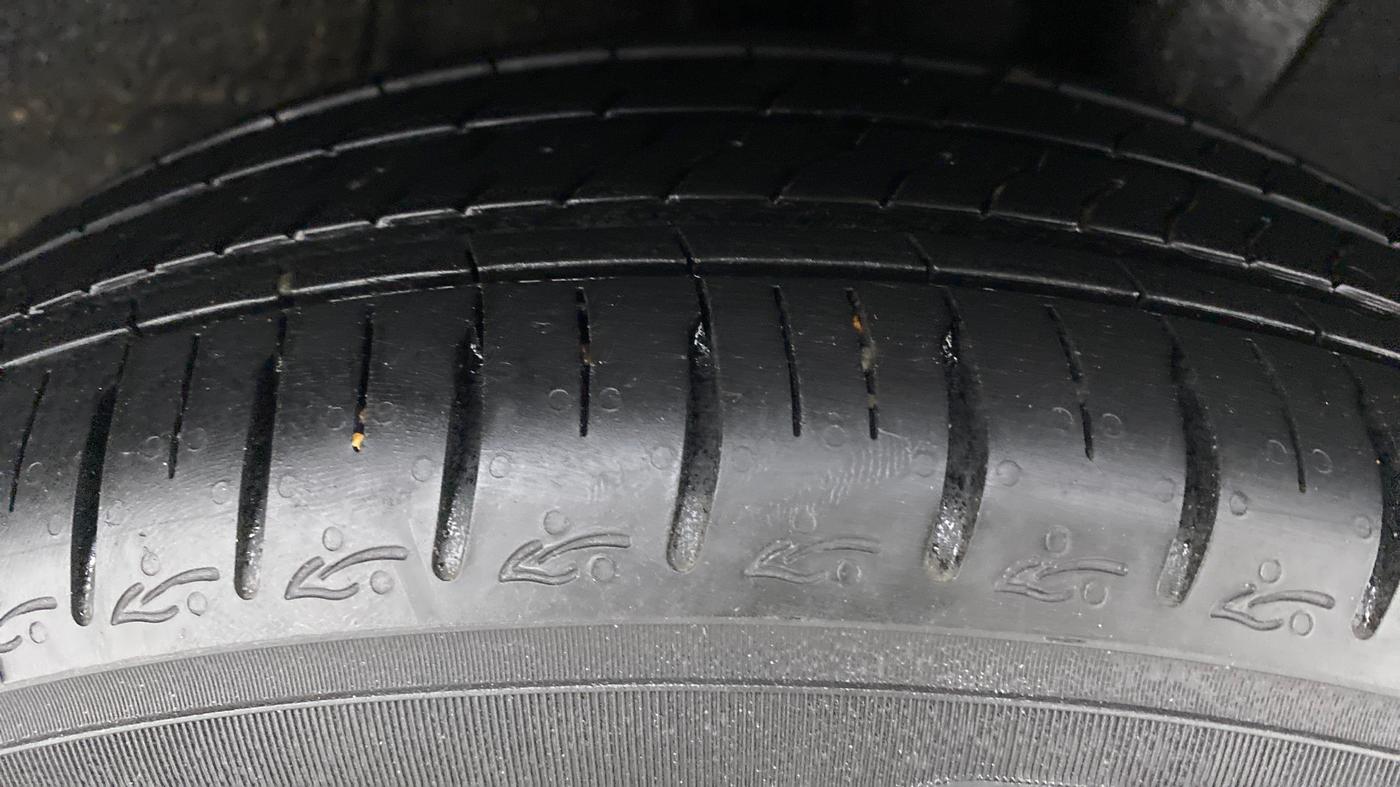 2021 Hyundai AURA SX+ AT, Petrol, Automatic, 3,994 km, Left Rear Tyre Tread