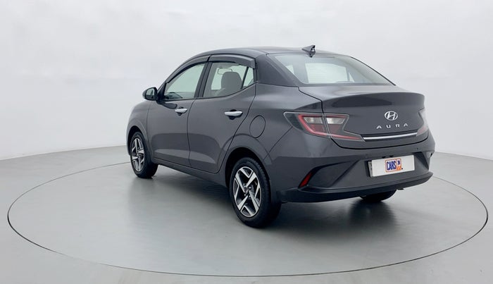 2021 Hyundai AURA SX+ AT, Petrol, Automatic, 3,994 km, Left Back Diagonal