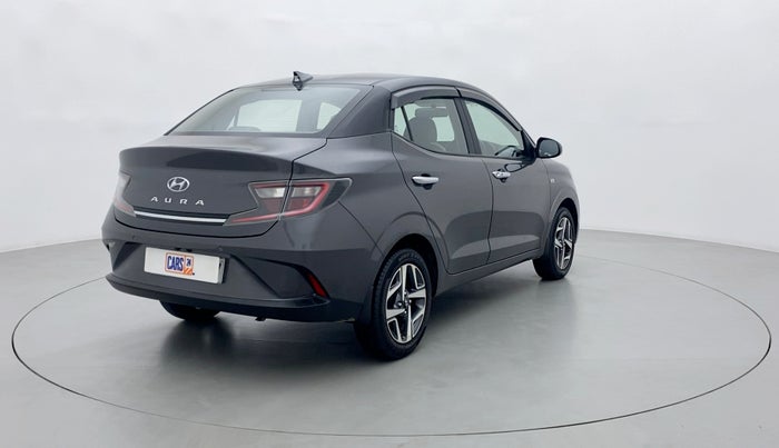 2021 Hyundai AURA SX+ AT, Petrol, Automatic, 3,994 km, Right Back Diagonal