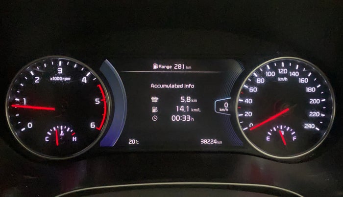 2020 KIA SELTOS HTX PLUS 1.5 DIESEL, Diesel, Manual, 38,224 km, Odometer Image