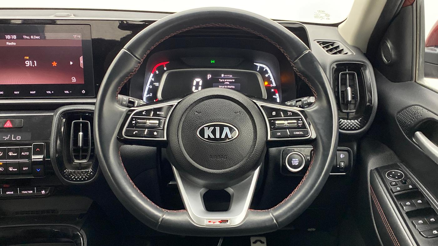 2020 KIA SONET GTX PLUS 1.5D  AT, Diesel, Automatic, 19,931 km, Steering Wheel Close Up