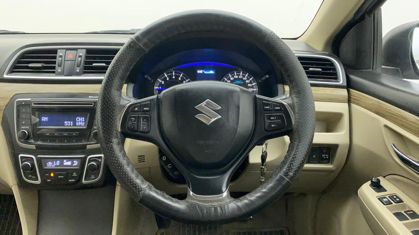 2018 Maruti Ciaz DELTA 1.5 SHVS MT PETROL, Petrol, Manual, 95,908 km, Steering Wheel Close Up