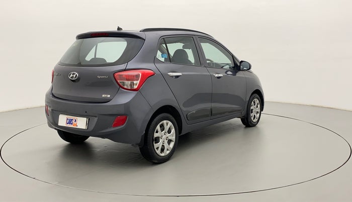 2013 Hyundai Grand i10 SPORTZ 1.2 KAPPA VTVT, Petrol, Manual, 19,732 km, Right Back Diagonal