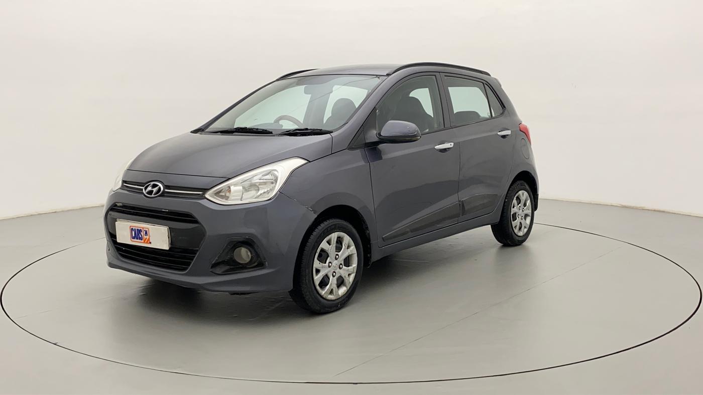 2013 Hyundai Grand i10 SPORTZ 1.2 KAPPA VTVT, Petrol, Manual, 19,732 km, Left Front Diagonal