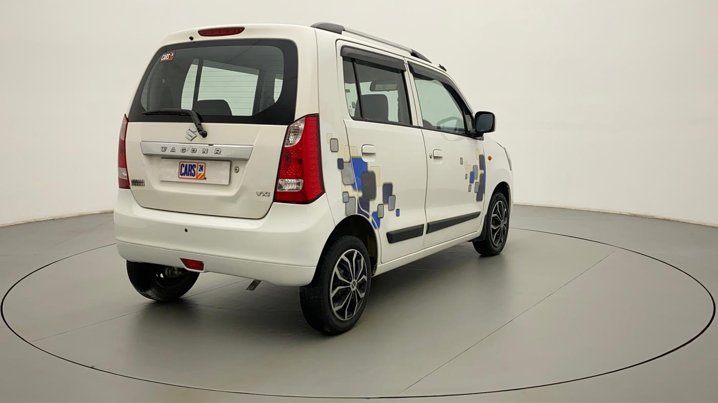 2016 Maruti Wagon R 1.0 VXI AMT, Petrol, Automatic, 91,825 km, Right Back Diagonal