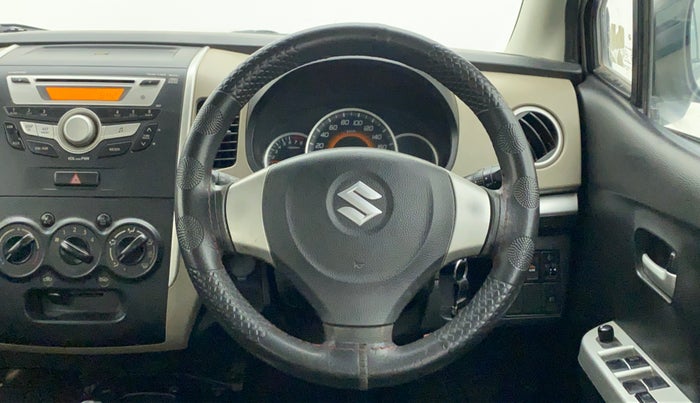 2016 Maruti Wagon R 1.0 VXI AMT, Petrol, Automatic, 91,825 km, Steering Wheel Close Up