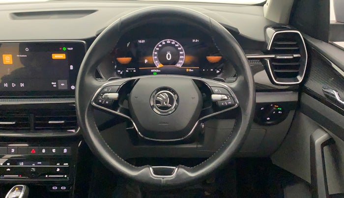 2022 Skoda KUSHAQ STYLE 1.0L TSI AT (6 AIRBAGS), Petrol, Automatic, 49,836 km, Steering Wheel Close Up