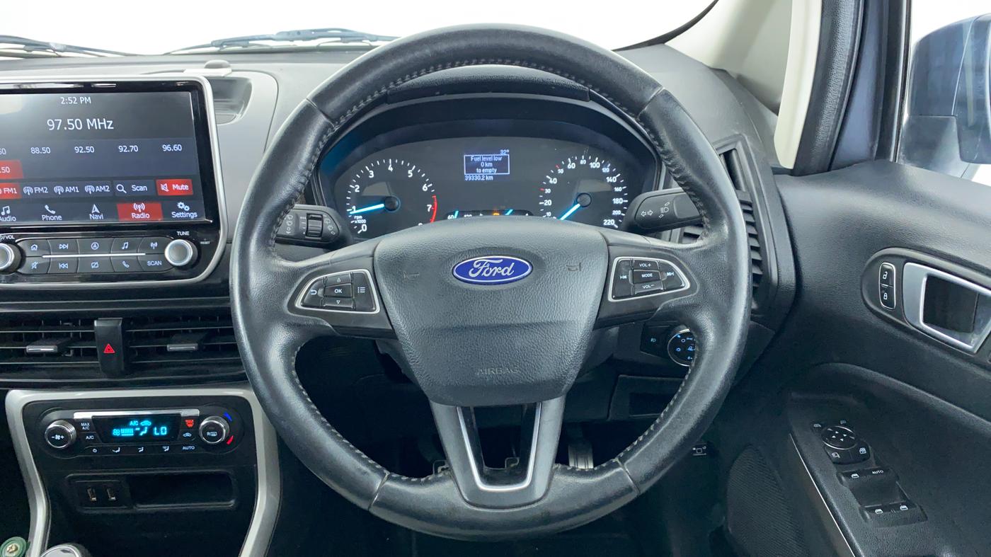 2018 Ford Ecosport 1.5 TITANIUM TI VCT, CNG, Manual, 39,756 km, Steering Wheel Close Up