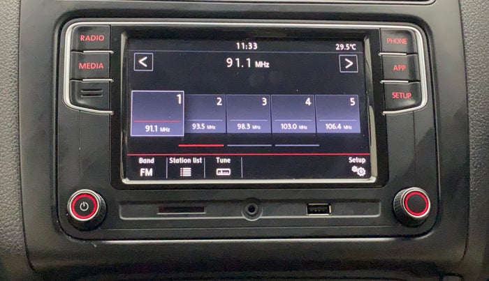 2018 Volkswagen Ameo COMFORTLINE 1.0L, Petrol, Manual, 37,610 km, Infotainment System