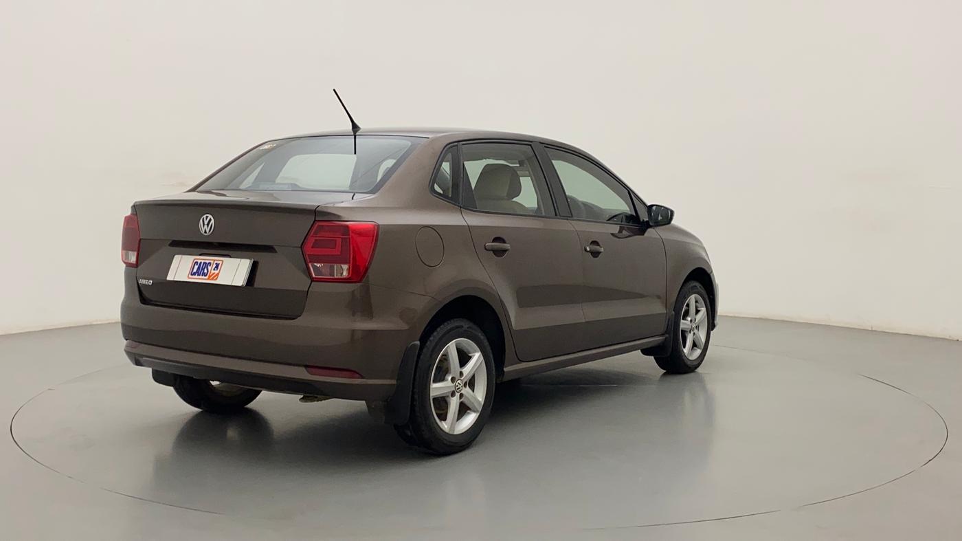 2018 Volkswagen Ameo COMFORTLINE 1.0L, Petrol, Manual, 37,610 km, Right Back Diagonal