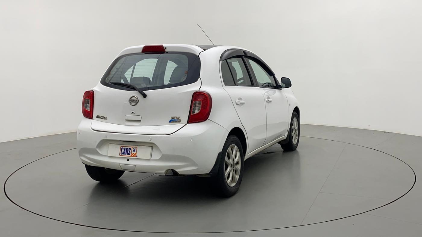 2013 Nissan Micra XV CVT, CNG, Automatic, 50,591 km, Right Back Diagonal