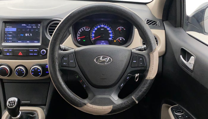 2017 Hyundai Xcent SX 1.2, Petrol, Manual, 81,774 km, Steering Wheel Close Up