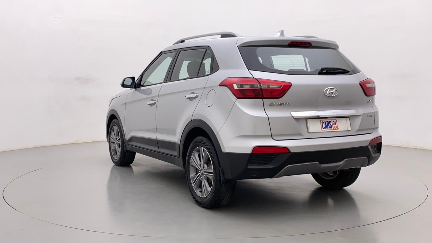2017 Hyundai Creta SX PLUS AT 1.6 PETROL, Petrol, Automatic, 1,00,226 km, Left Back Diagonal