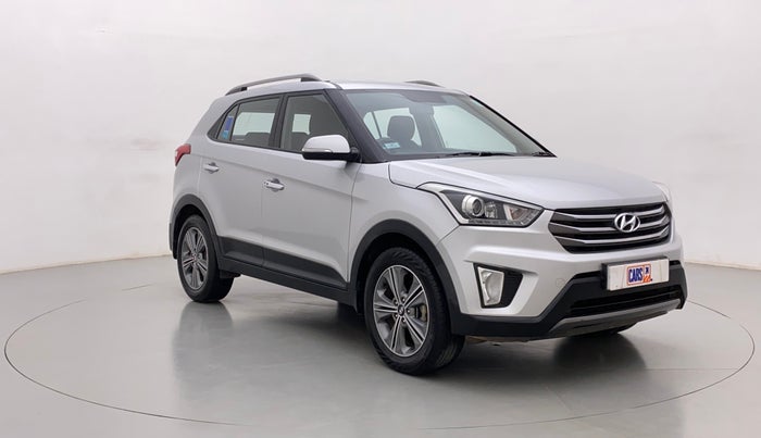 2017 Hyundai Creta SX PLUS AT 1.6 PETROL, Petrol, Automatic, 1,00,226 km, Right Front Diagonal