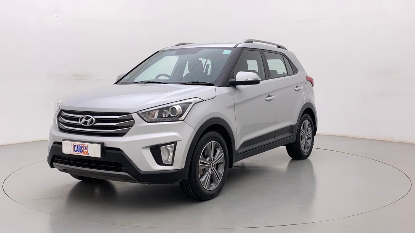 2017 Hyundai Creta SX PLUS AT 1.6 PETROL, Petrol, Automatic, 1,00,226 km, Left Front Diagonal