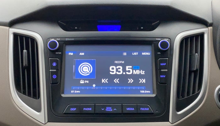 2017 Hyundai Creta SX PLUS AT 1.6 PETROL, Petrol, Automatic, 1,00,226 km, Infotainment System