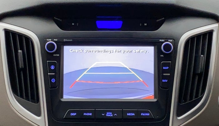 2017 Hyundai Creta SX PLUS AT 1.6 PETROL, Petrol, Automatic, 1,00,226 km, Parking Camera