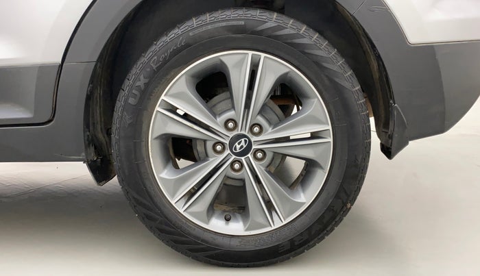2017 Hyundai Creta SX PLUS AT 1.6 PETROL, Petrol, Automatic, 1,00,226 km, Left Rear Wheel
