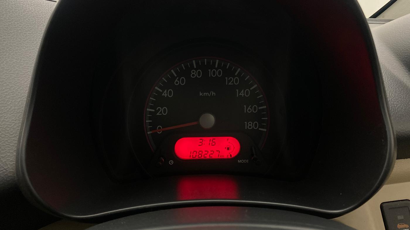 2012 Maruti A Star VXI, Petrol, Manual, 1,08,201 km, Odometer Image