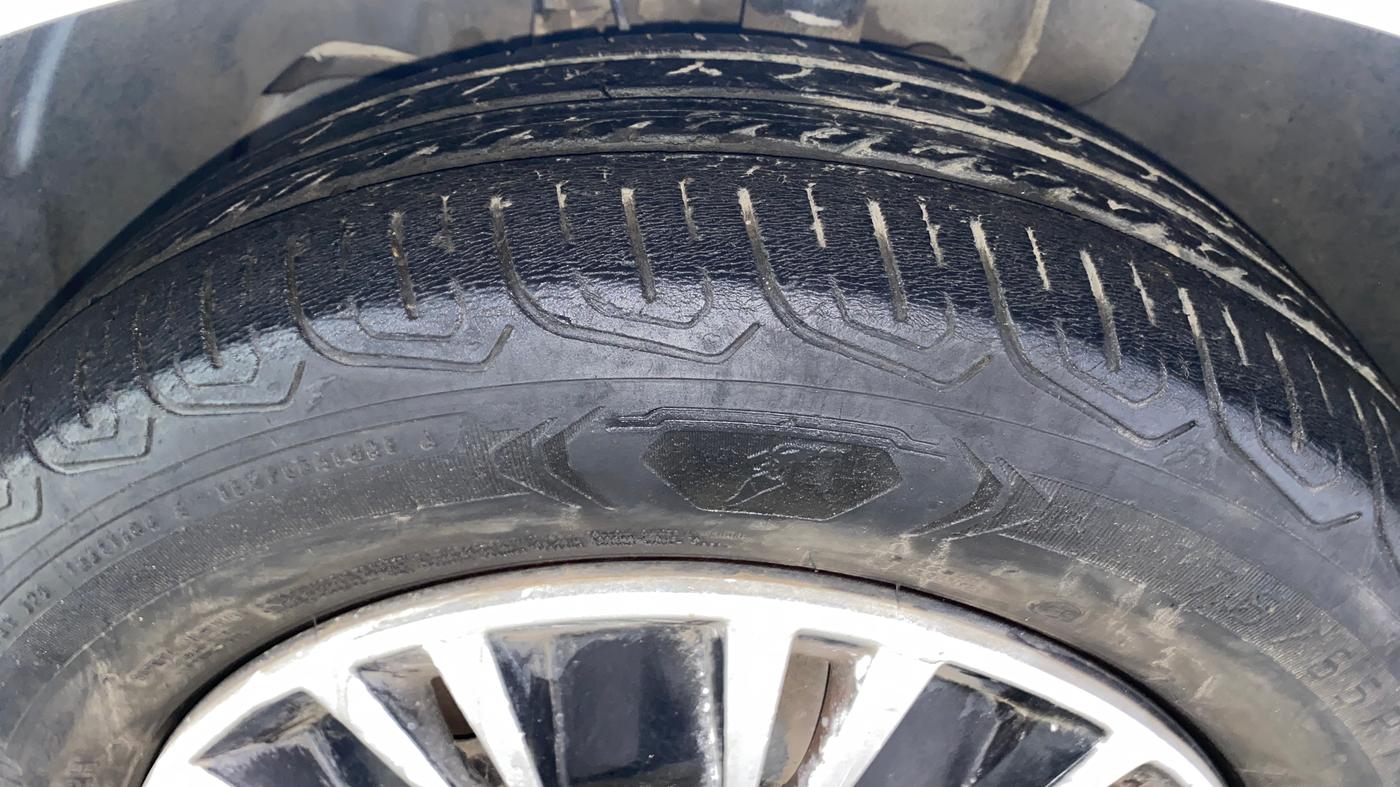 2022 Tata Tiago XT CNG, CNG, Manual, 48,582 km, Left Front Tyre Tread
