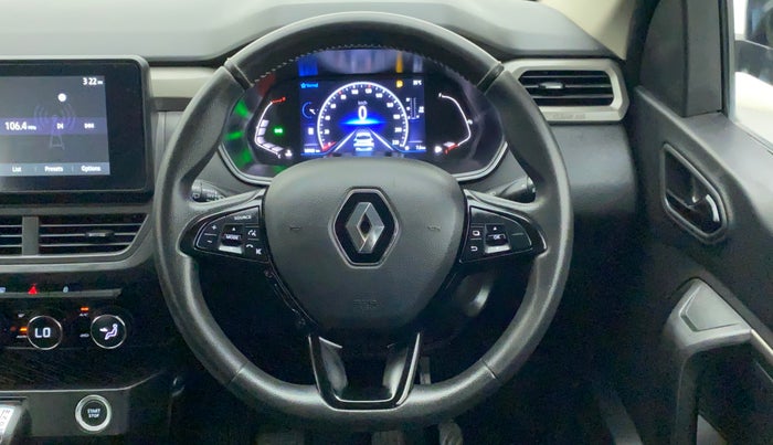 2021 Renault Kiger RXZ AMT DUAL TONE, Petrol, Automatic, 18,903 km, Steering Wheel Close Up