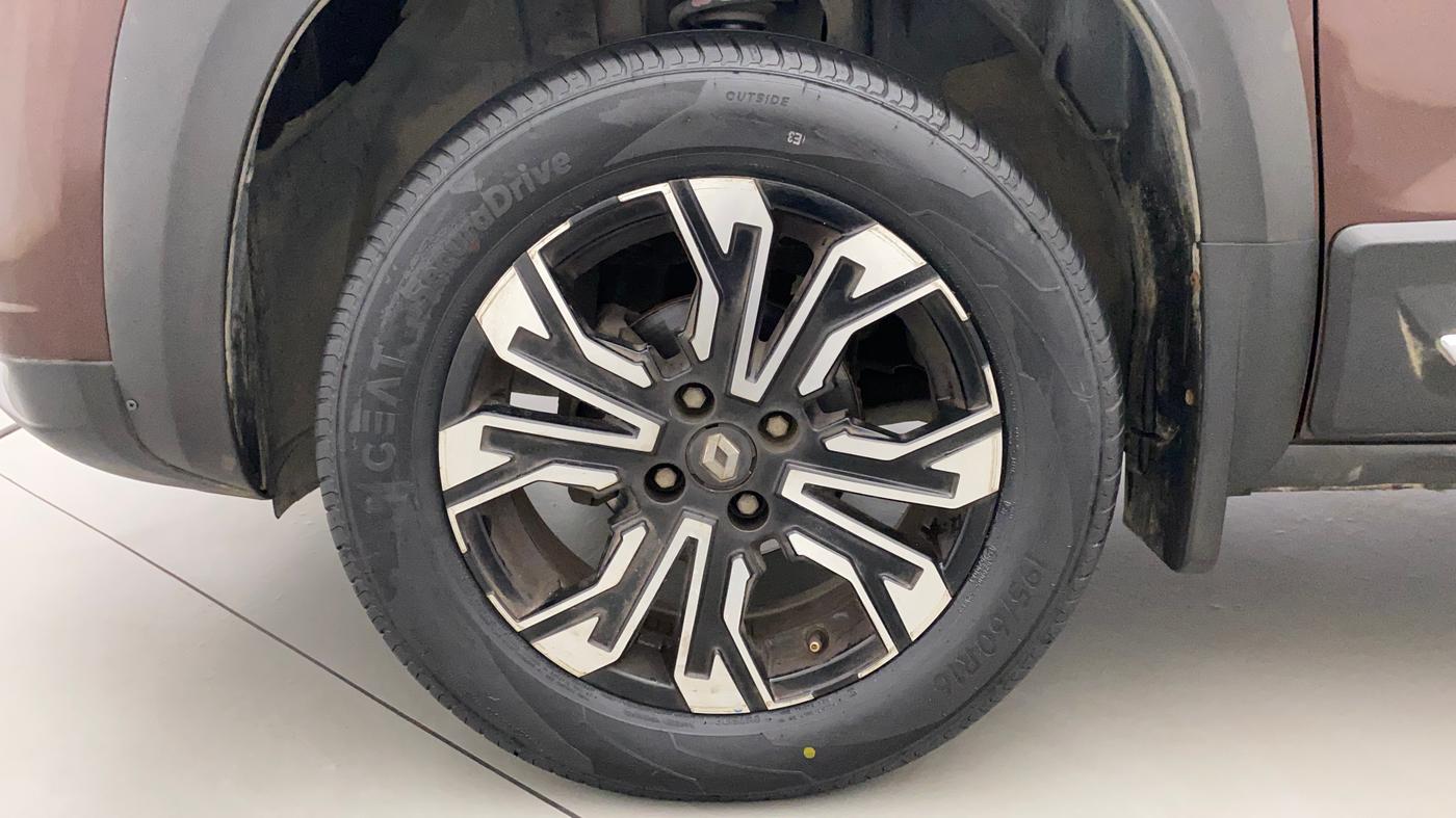 2021 Renault Kiger RXZ AMT DUAL TONE, Petrol, Automatic, 18,903 km, Left Front Wheel