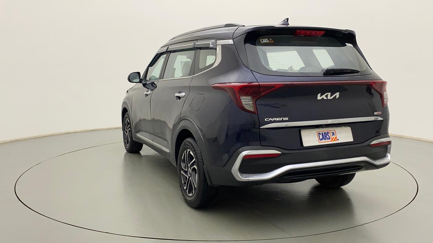 2022 KIA CARENS LUXURY PLUS 1.4 PETROL 7 STR, Petrol, Manual, 13,537 km, Left Back Diagonal
