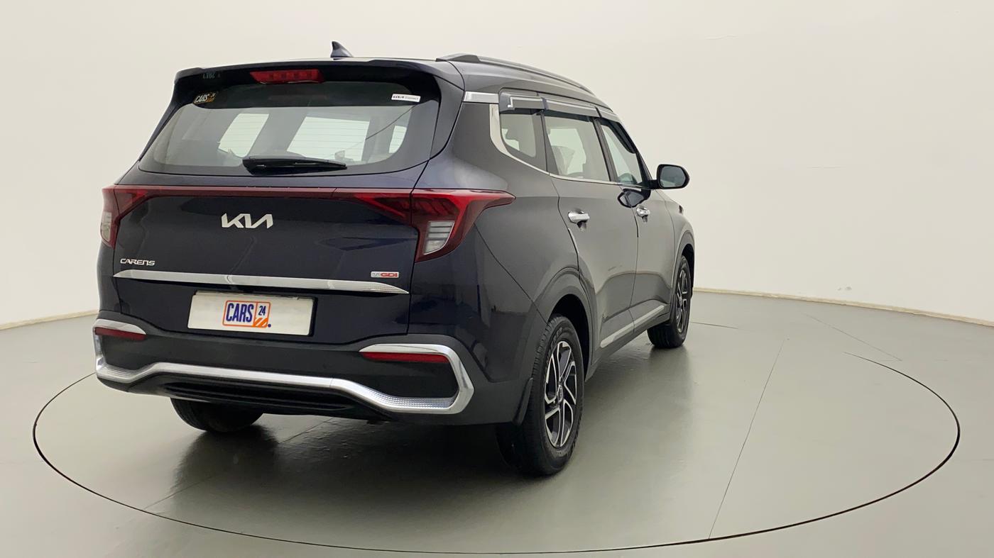2022 KIA CARENS LUXURY PLUS 1.4 PETROL 7 STR, Petrol, Manual, 13,537 km, Right Back Diagonal