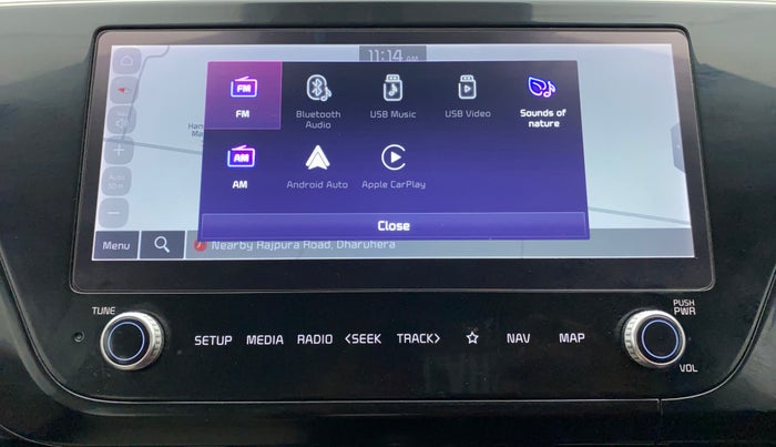 2022 KIA CARENS LUXURY PLUS 1.4 PETROL 7 STR, Petrol, Manual, 13,537 km, Infotainment System