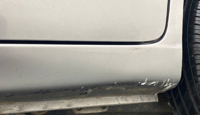2013 Maruti Wagon R 1.0 VXI, Petrol, Manual, 28,575 km, Left running board - Slightly dented
