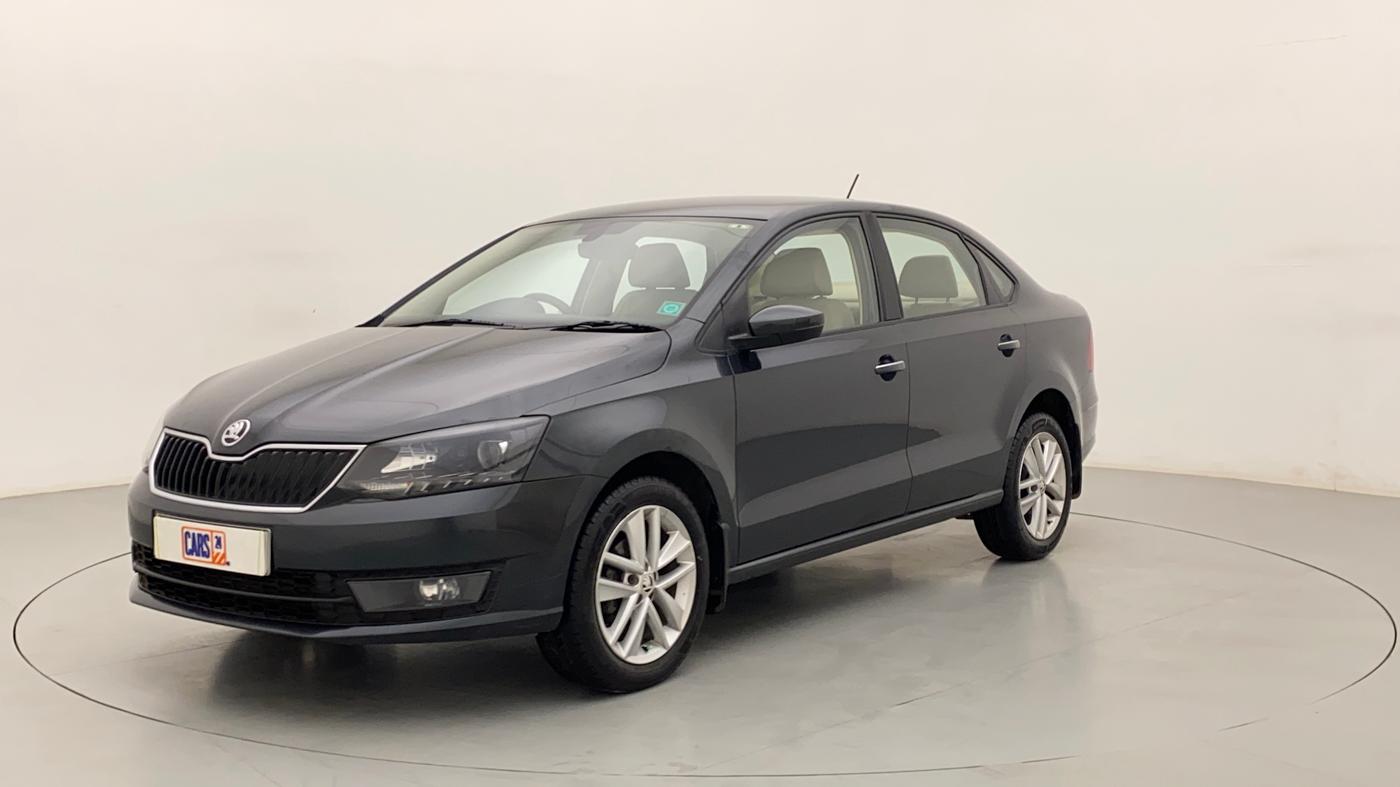 2017 Skoda Rapid STYLE 1.5 TDI AT, Diesel, Automatic, 94,742 km, Left Front Diagonal