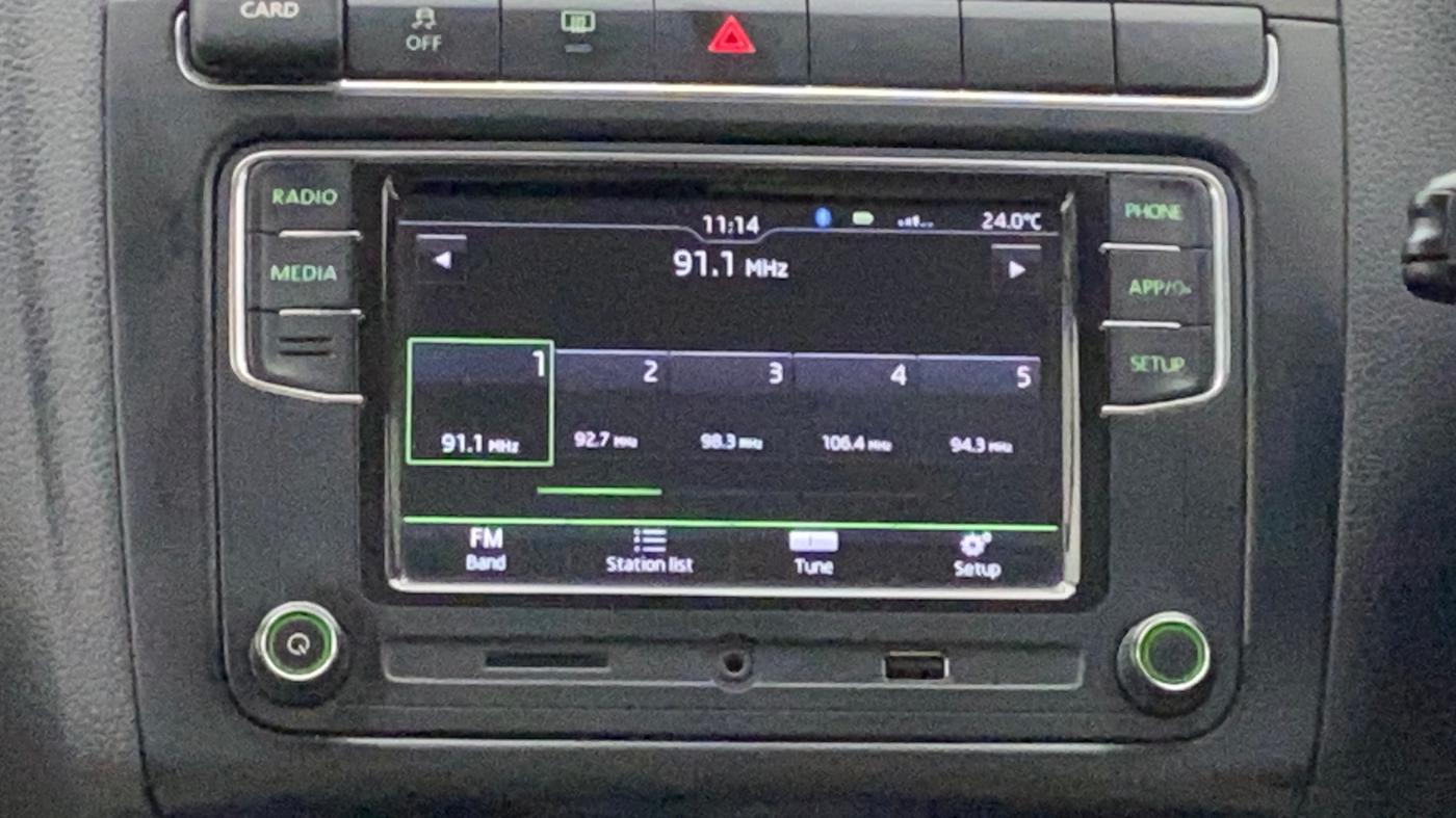 2017 Skoda Rapid STYLE 1.5 TDI AT, Diesel, Automatic, 94,742 km, Infotainment System