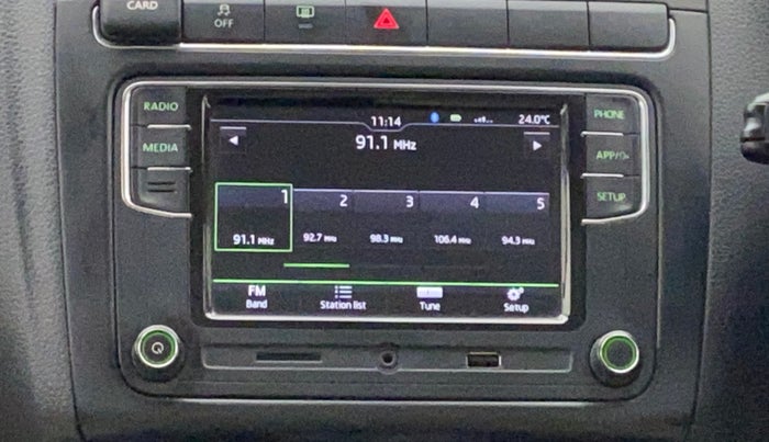 2017 Skoda Rapid STYLE 1.5 TDI AT, Diesel, Automatic, 94,742 km, Infotainment System