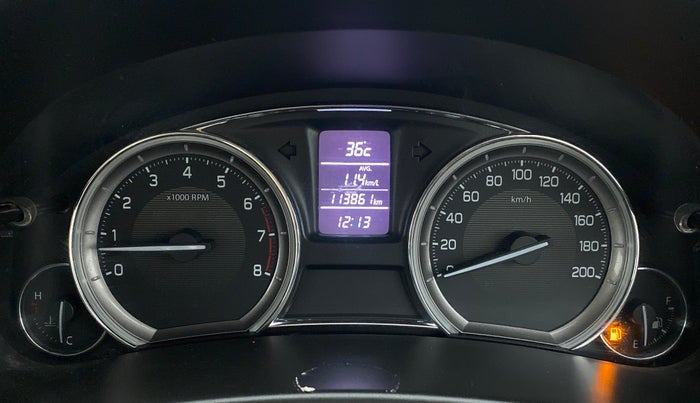 2016 Maruti Ciaz VXI+, CNG, Manual, 1,13,861 km, Odometer Image