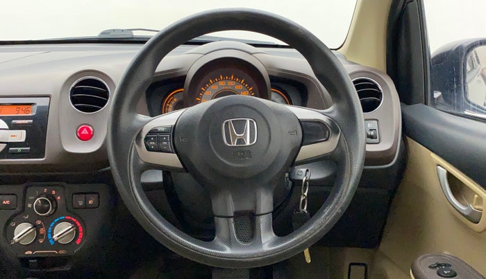 2013 Honda Brio VX AT, Petrol, Automatic, 98,343 km, Steering Wheel Close Up