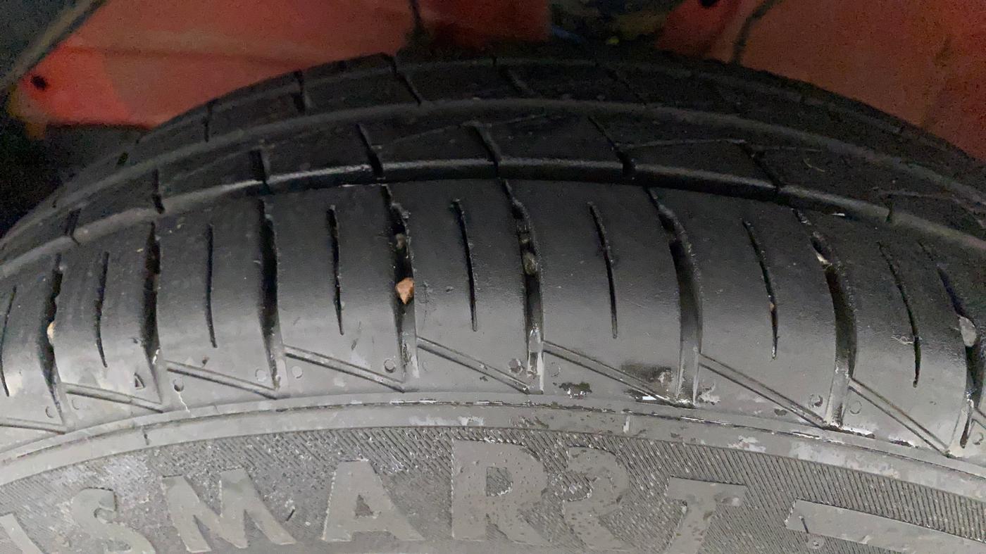 2023 Maruti S PRESSO VXI PLUS (O) AMT, Petrol, Automatic, 6,959 km, Left Front Tyre Tread
