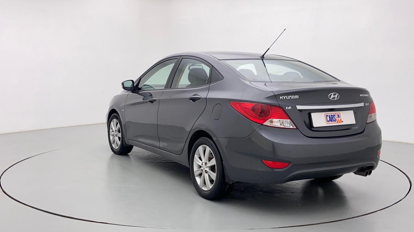 2012 Hyundai Verna FLUIDIC 1.6 SX VTVT, Petrol, Manual, 27,889 km, Left Back Diagonal