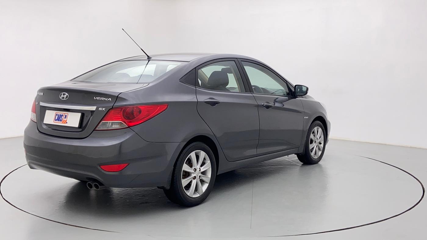 2012 Hyundai Verna FLUIDIC 1.6 SX VTVT, Petrol, Manual, 27,889 km, Right Back Diagonal