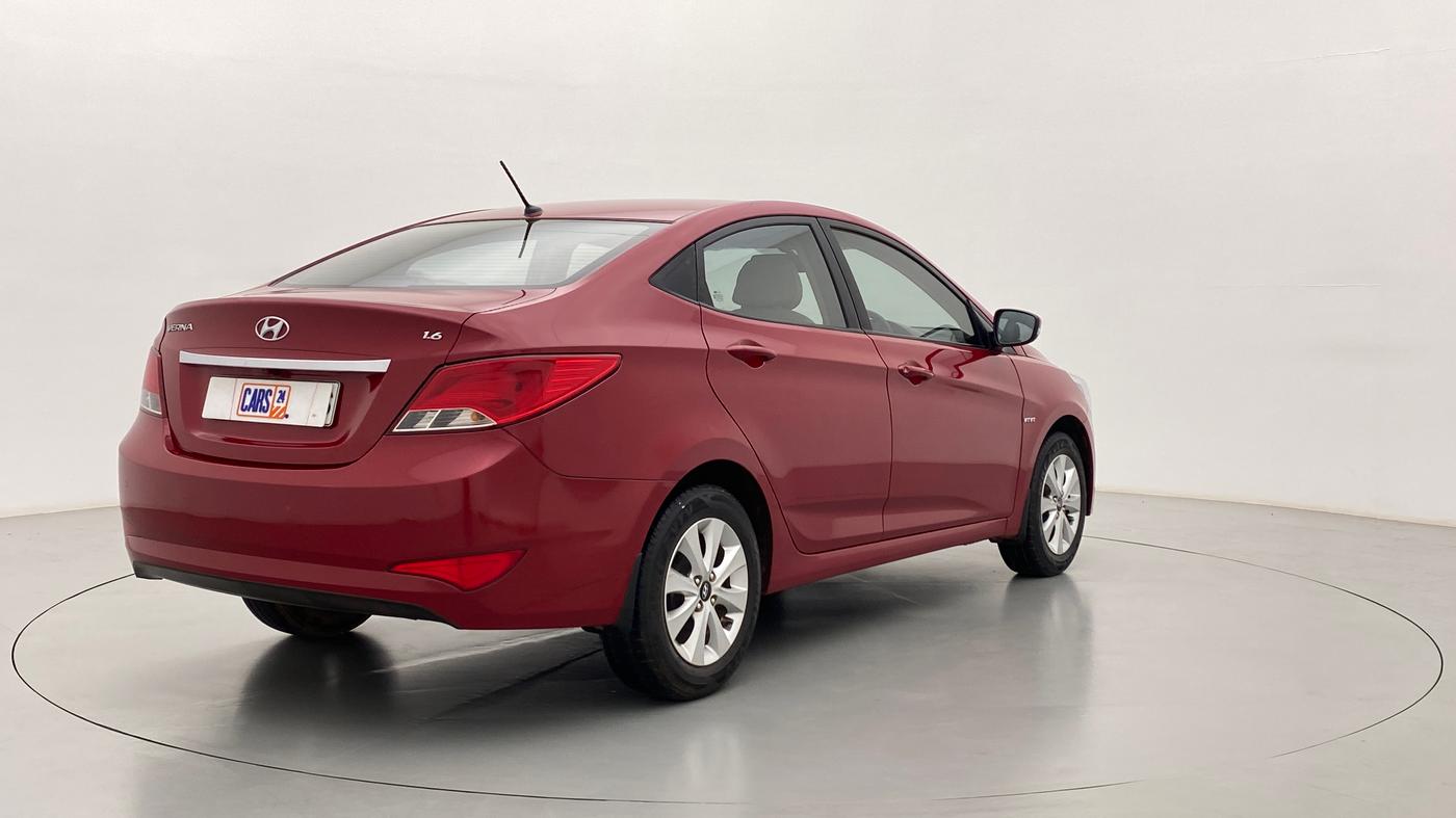 2015 Hyundai Verna FLUIDIC 1.6 VTVT S, Petrol, Manual, 21,583 km, Right Back Diagonal