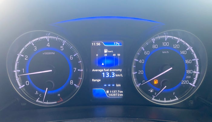 2017 Maruti Baleno ZETA PETROL 1.2, Petrol, Manual, 1,02,036 km, Odometer Image