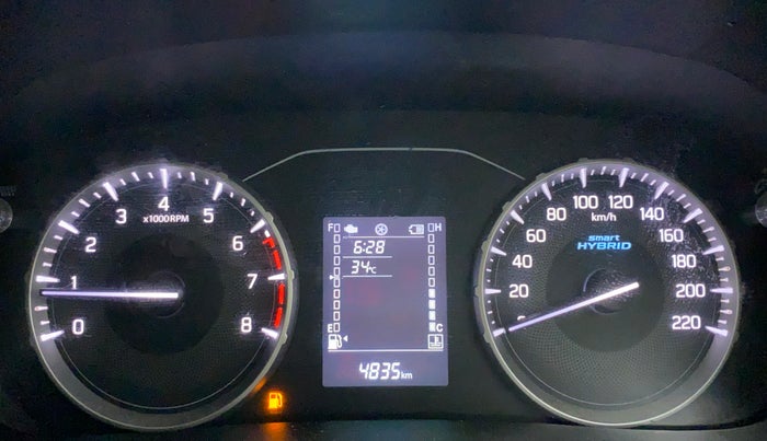 2022 Maruti BREZZA VXI SMART HYBRID, Petrol, Manual, 4,835 km, Odometer Image