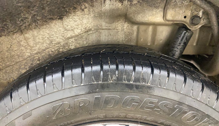 2014 Maruti Wagon R 1.0 VXI, Petrol, Manual, 71,841 km, Left Rear Tyre Tread