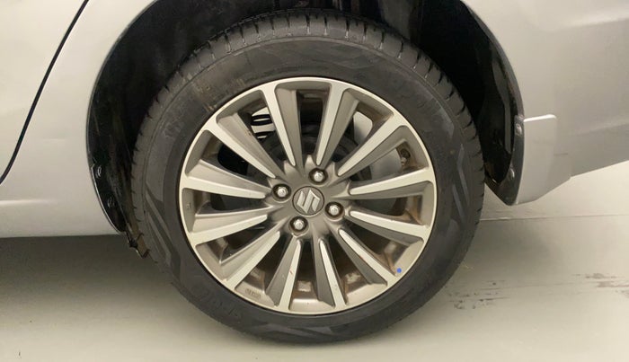 2020 Maruti Ciaz ALPHA  AT 1.5 SHVS PETROL, Petrol, Automatic, 28,539 km, Left Rear Wheel