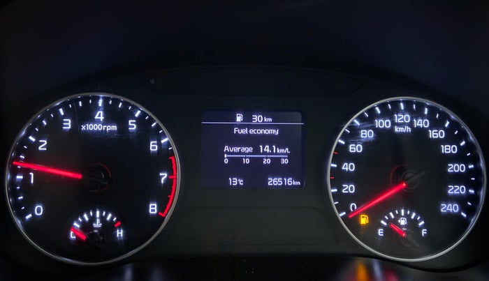 2020 KIA SELTOS HTX 1.5 PETROL MT, Petrol, Manual, 26,495 km, Odometer Image