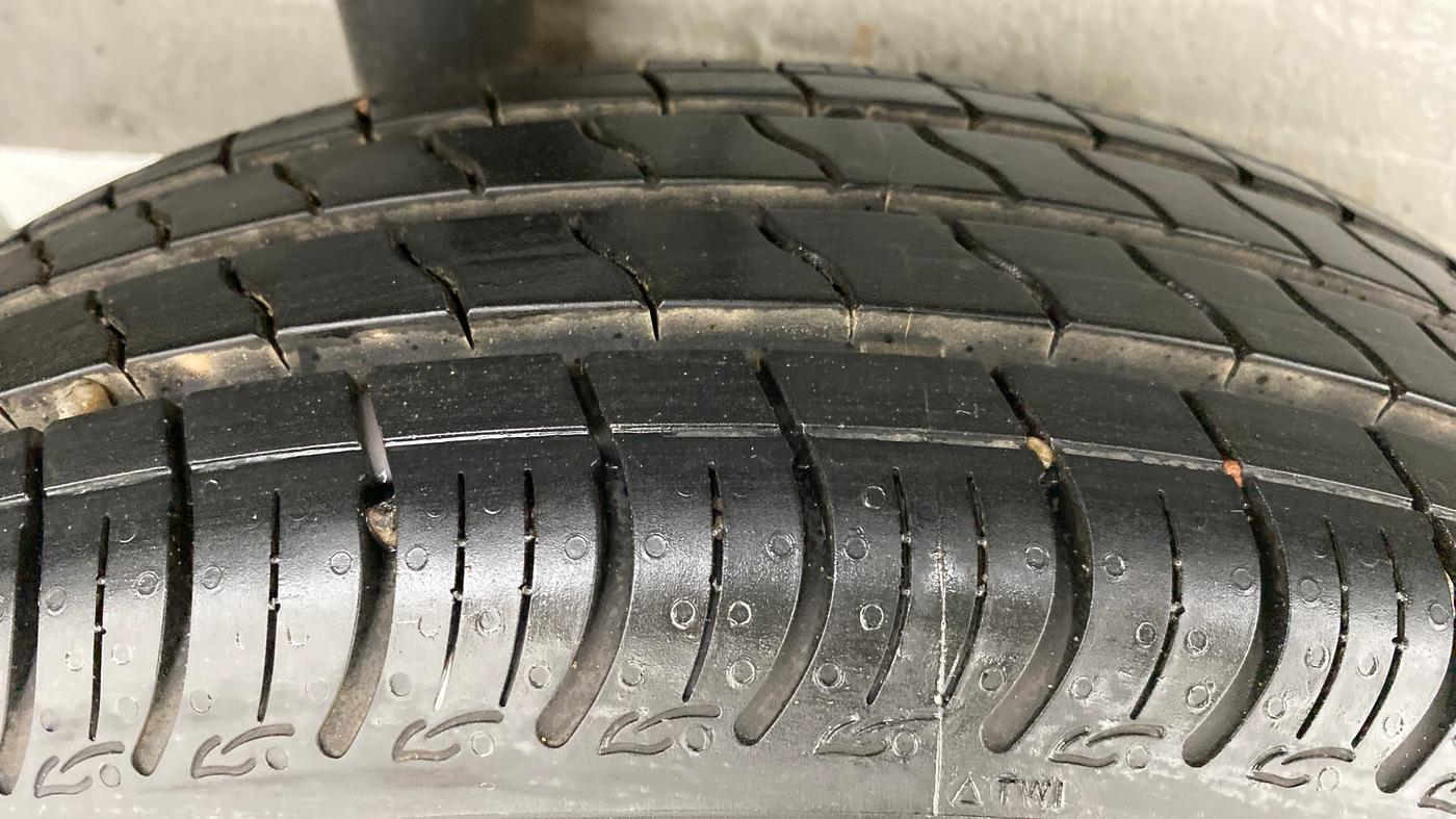 2022 Maruti S PRESSO VXI PLUS, Petrol, Manual, 2,480 km, Right Rear Tyre Tread