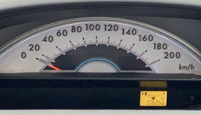 2012 Toyota Etios Liva GD, Diesel, Manual, 1,06,266 km, Odometer Image