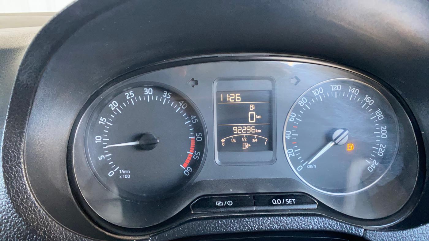 2018 Skoda Rapid AMBITION 1.5 TDI, Diesel, Manual, 91,317 km, Odometer Image