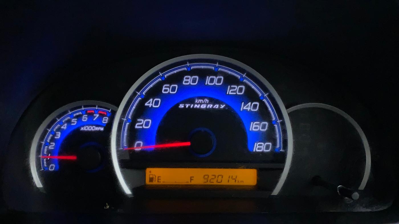 2014 Maruti Wagon R Stingray VXI, Petrol, Manual, 92,013 km, Odometer Image