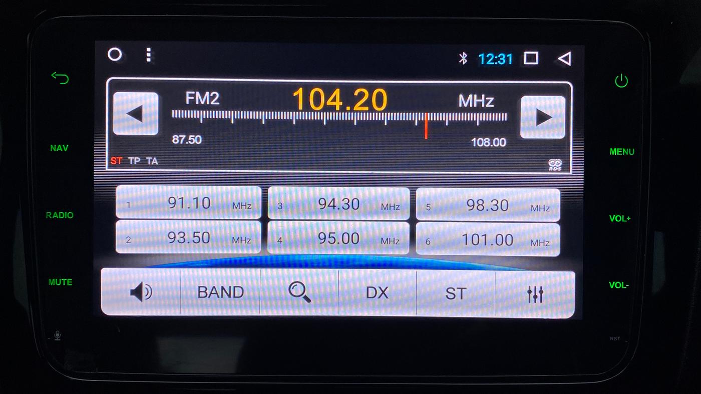 2020 Skoda Rapid STYLE 1.0TSI MT, Petrol, Manual, 25,710 km, Infotainment System